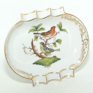 Herend Hungary Rothschild Bird pattern | Cigar Ashtray