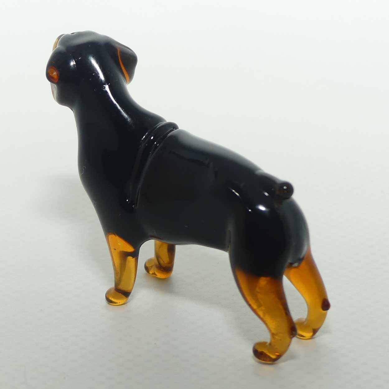 Fine quality Russian Lampwork Glass Rottweiler