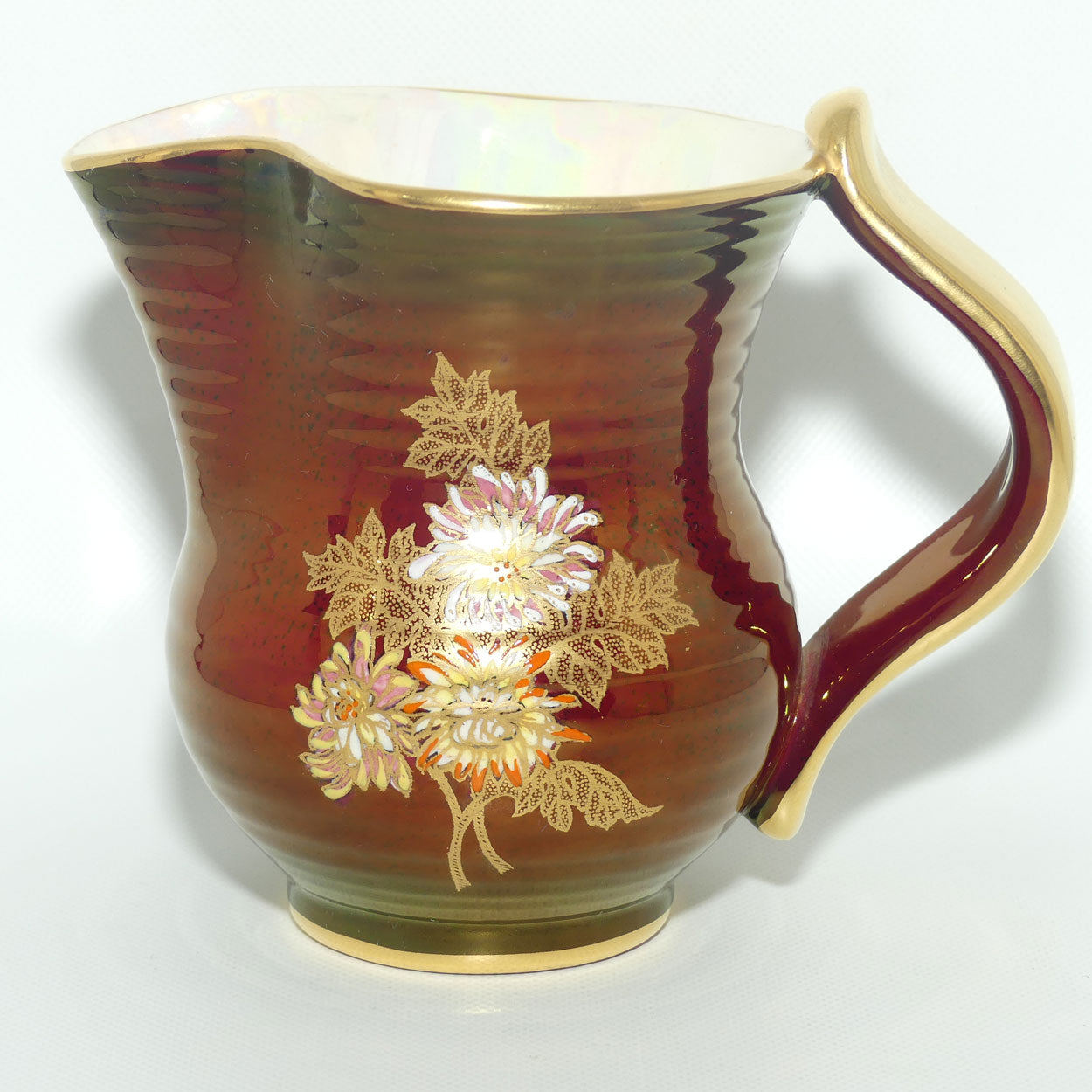Crown Devon Fieldings Rouge Floral design jug | 11cms