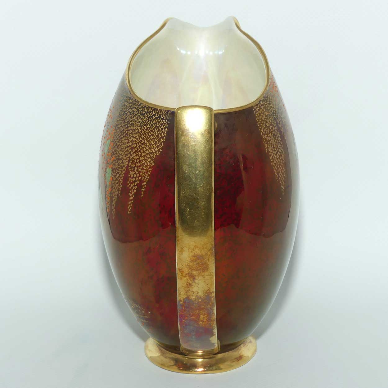 Carlton Ware Rouge Royale jug | Storks | Shape 1676