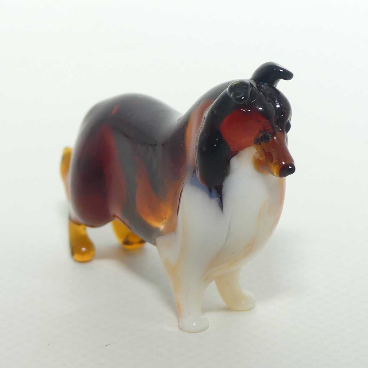 Fine quality Russian Lampwork Glass Rough Collie