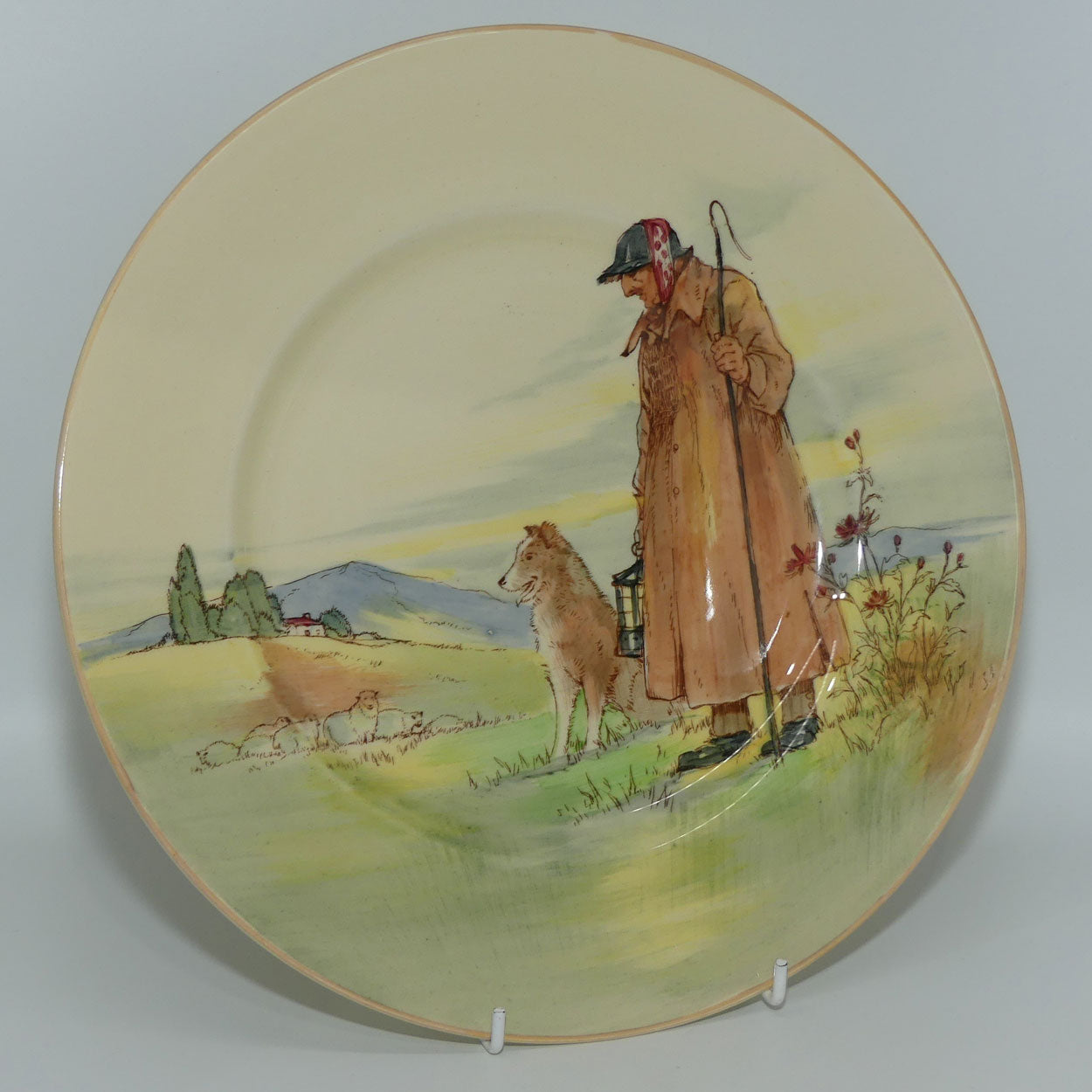 Royal Doulton Cotswold Shepherd round plate D5561