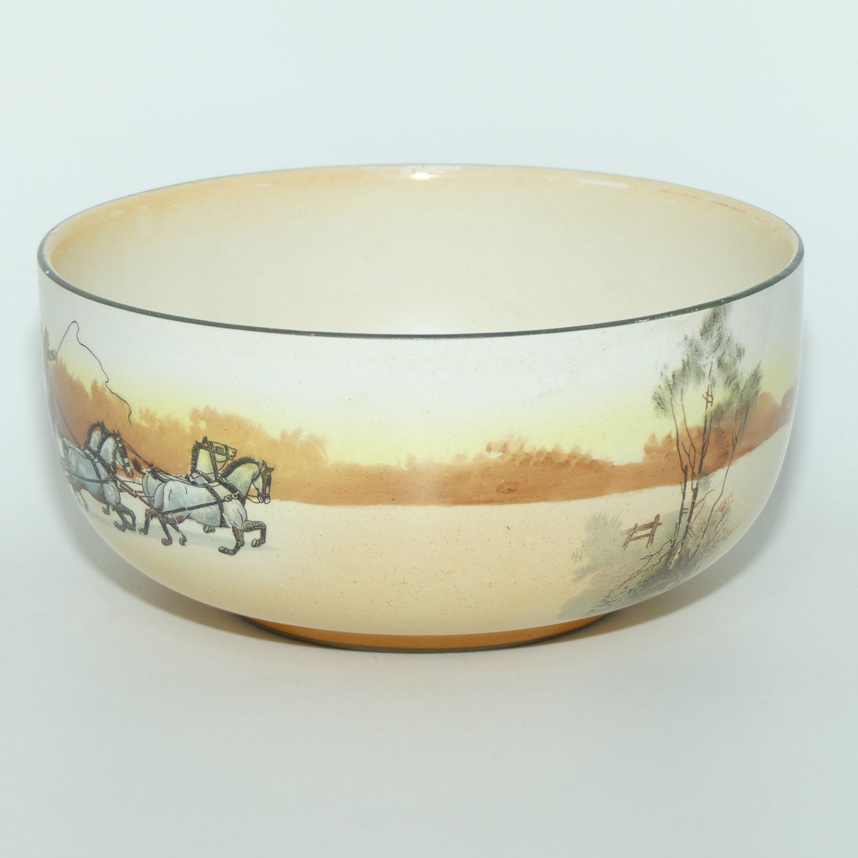 Royal Doulton Coaching Days fruit bowl D2716 | 18cm