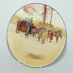 Royal Doulton Coaching Days cabinet plate E3804 | 22.5cm | no backstamp