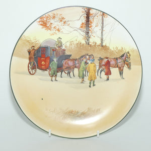 Royal Doulton Coaching Days cabinet plate E3804 | 22.5cm | no backstamp