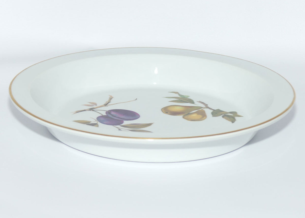 Royal Worcester Fine Porcelain | Evesham pattern | round pie dish | 26.5cm wide