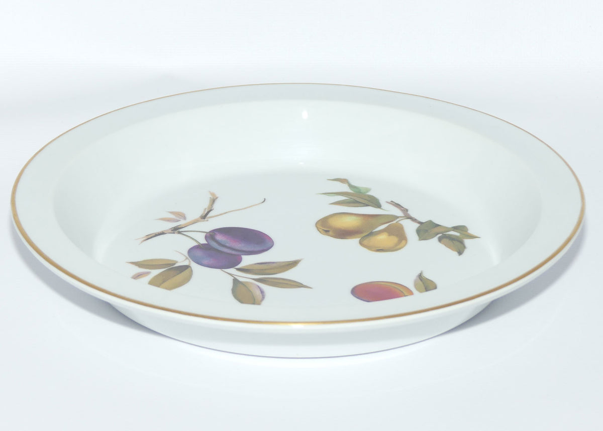 Royal Worcester Fine Porcelain | Evesham pattern | round pie dish | 26.5cm wide