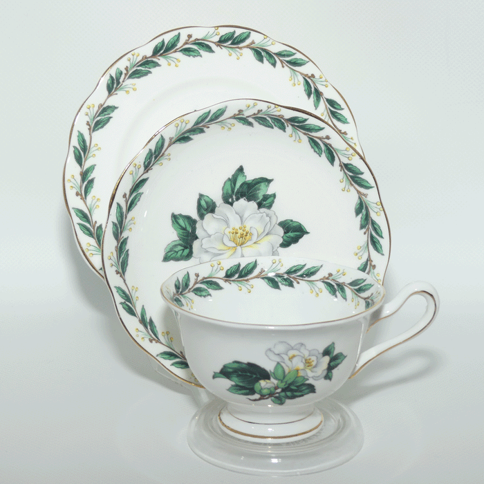 Royal Albert Bone China England Lady Clare trio | Avon shape | signed A Wagg