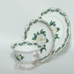 Royal Albert Bone China England Lady Clare trio | Avon shape | signed A Wagg