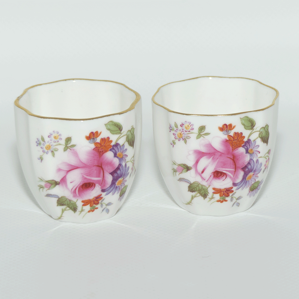 Royal Crown Derby Derby Posies pair of egg cups