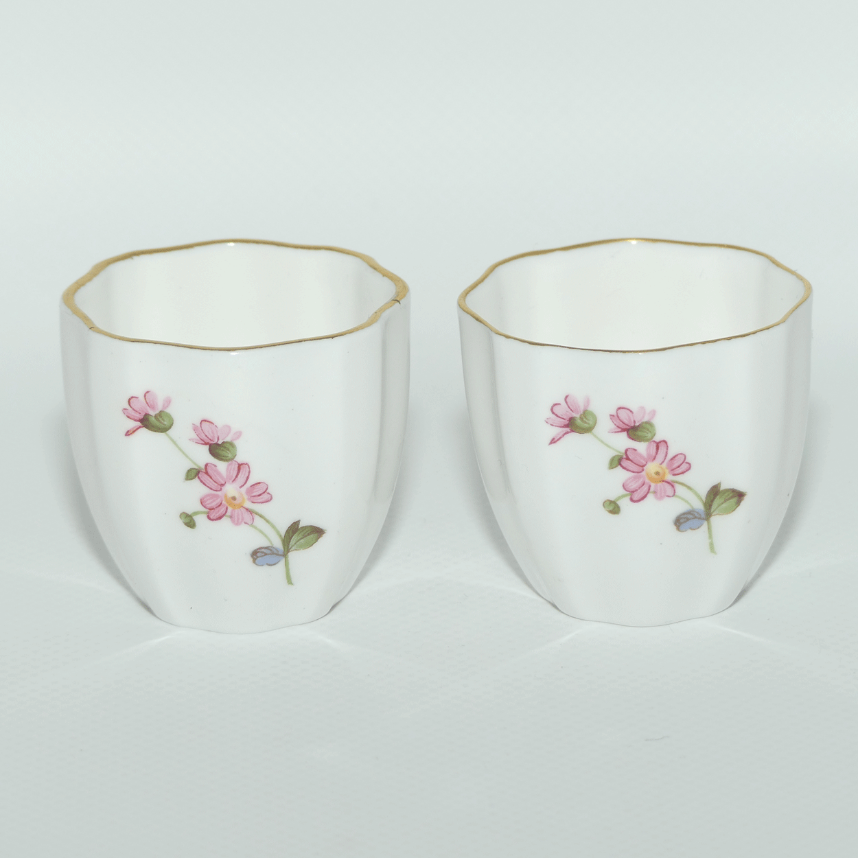 Royal Crown Derby Derby Posies pair of egg cups