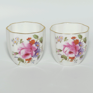 Royal Crown Derby Derby Posies pair of egg cups