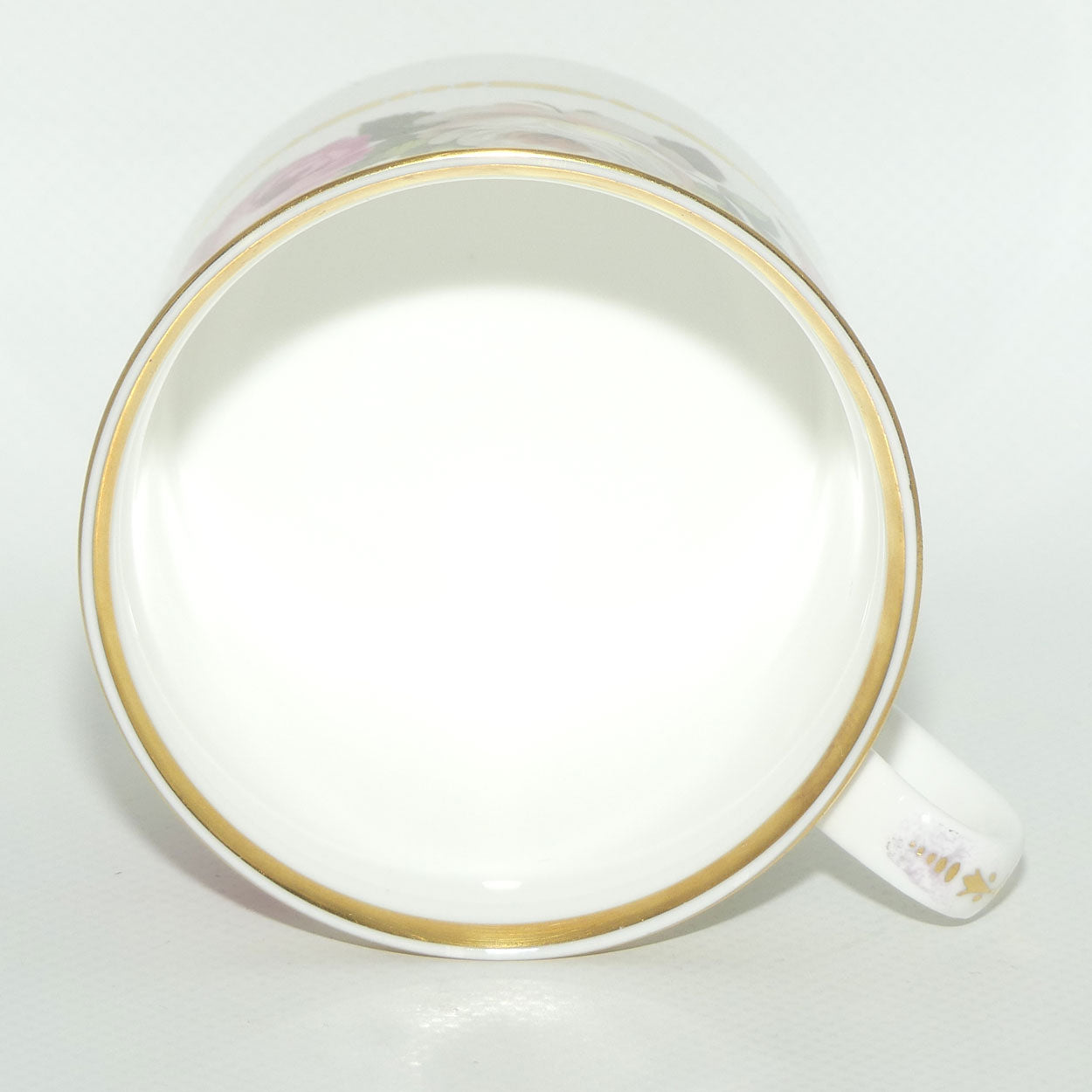 Royal Worcester Royal Garden pattern tea can trio