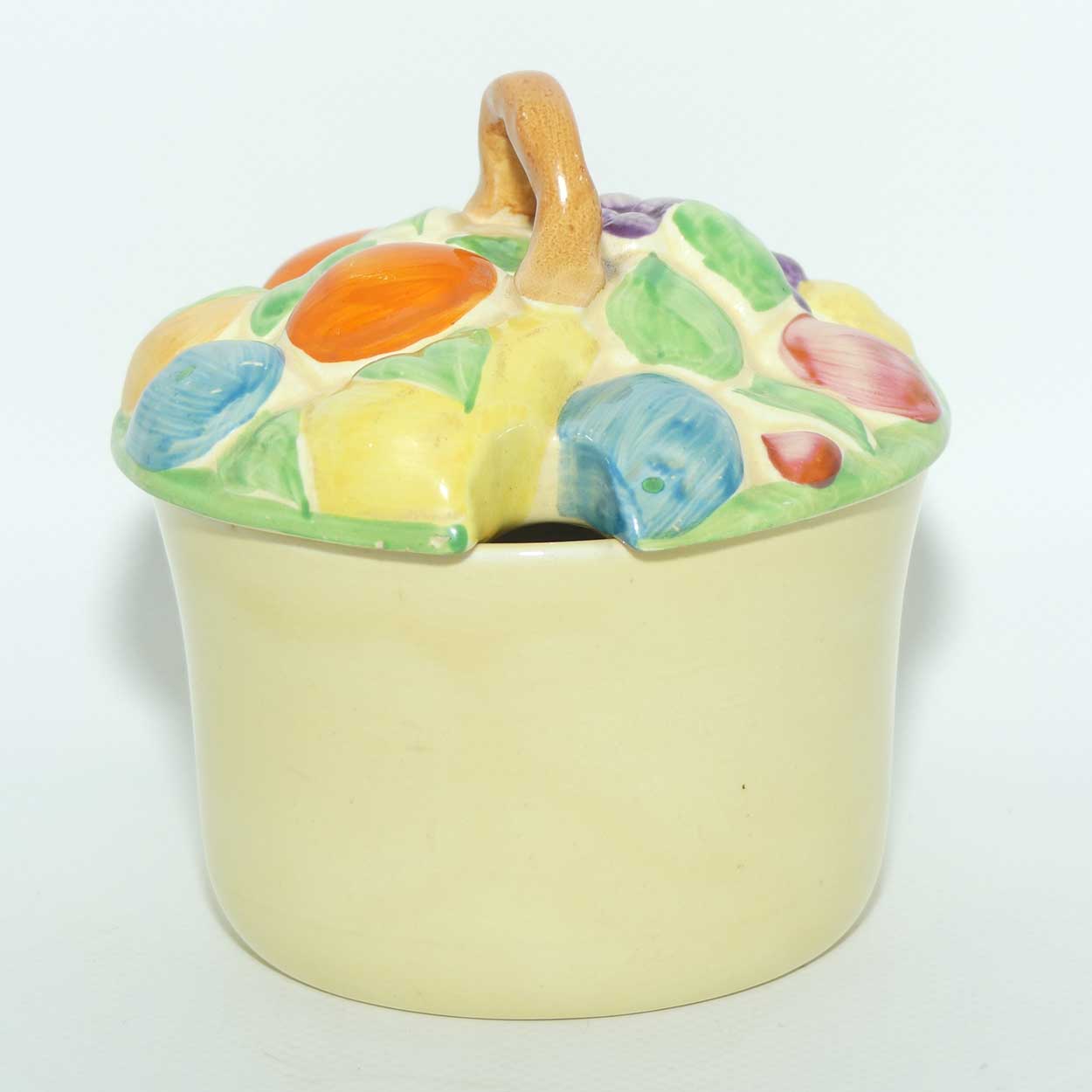 Royal Tudor Ware Primrosia covered jam pot