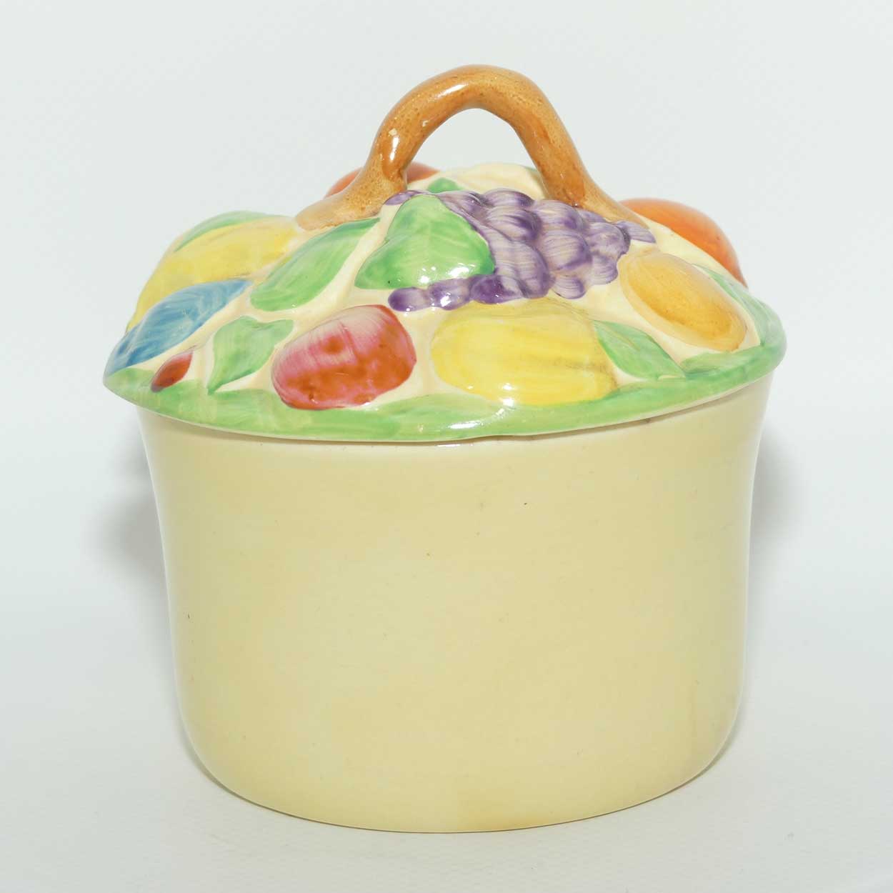 Royal Tudor Ware Primrosia covered jam pot