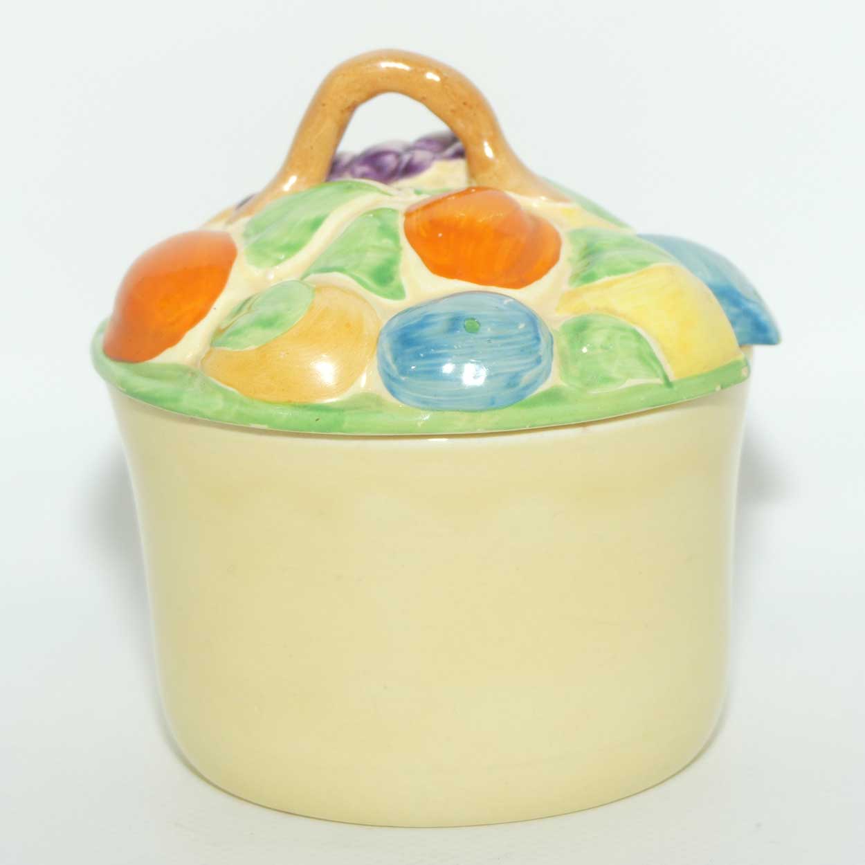 Royal Tudor Ware Primrosia covered jam pot