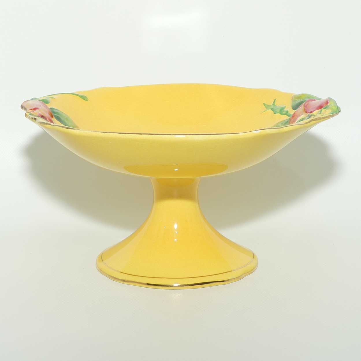 Royal Winton Rosebud comport | Yellow