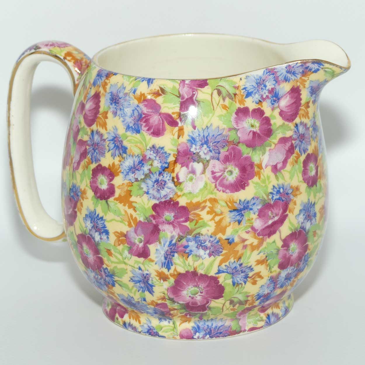 Royal Winton Grimwades Chintz Royalty pattern round jug
