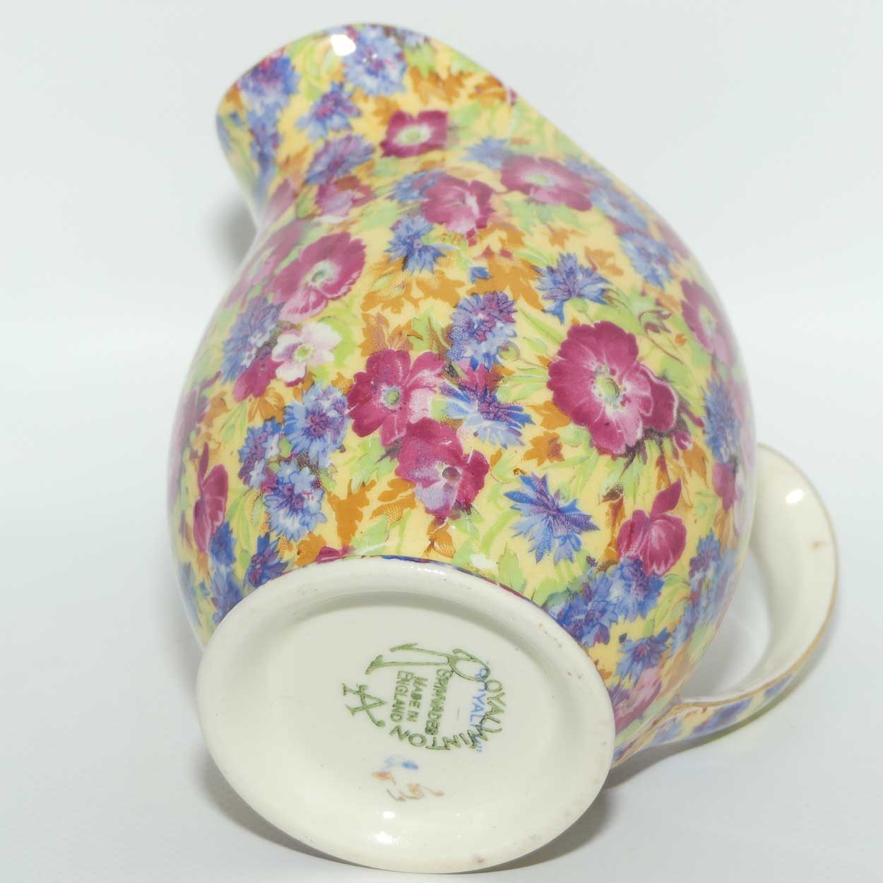 Royal Winton Grimwades Chintz Royalty pattern milk jug
