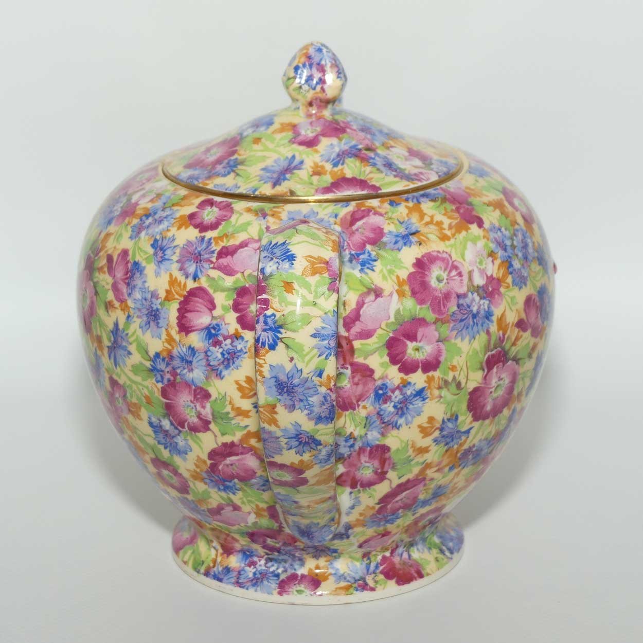 Royal Winton Grimwades Chintz Royalty pattern Albans shape tea pot