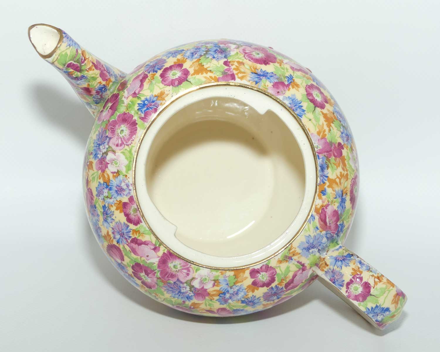 Royal Winton Grimwades Chintz Royalty pattern Albans shape tea pot