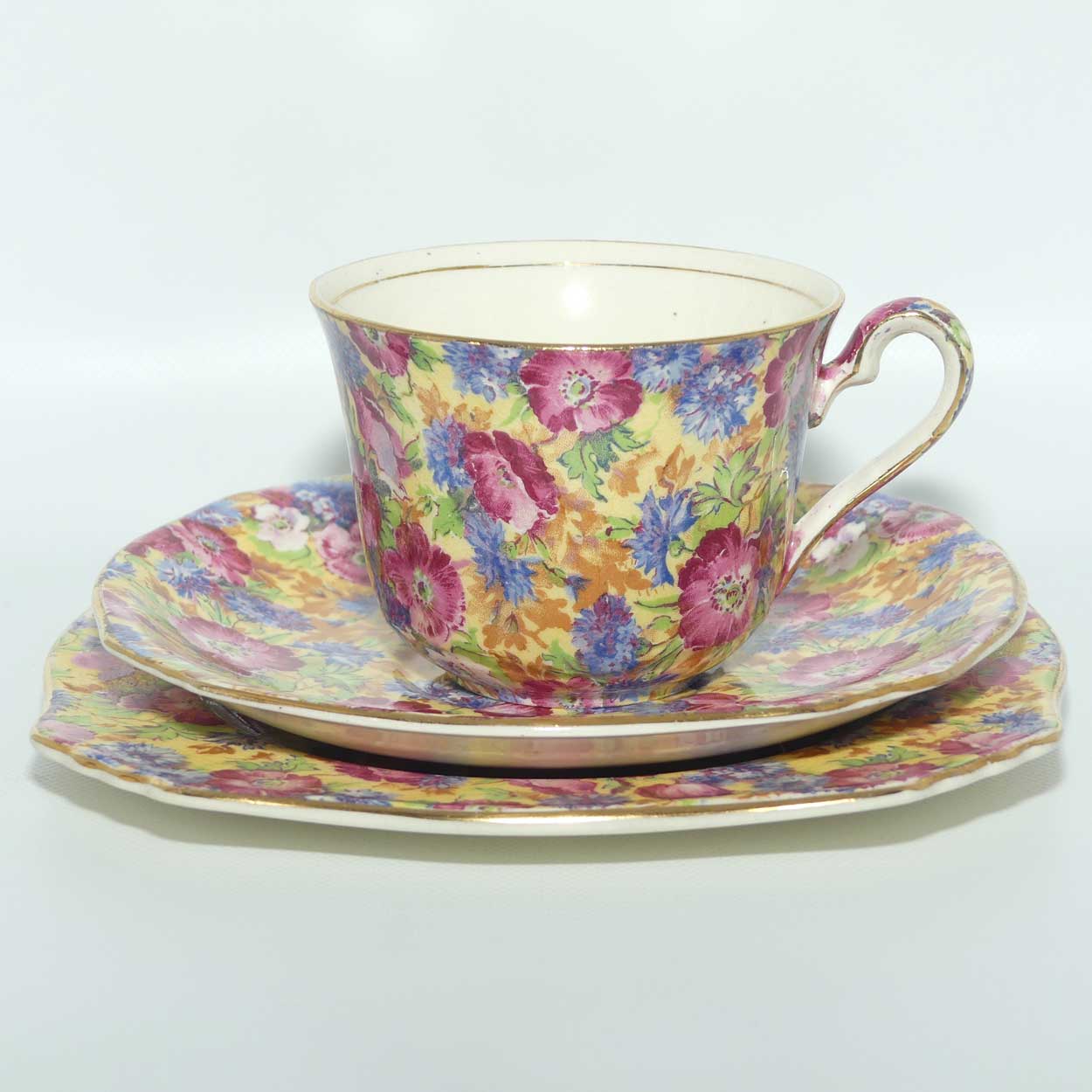 Royal Winton Royalty Chintz trio