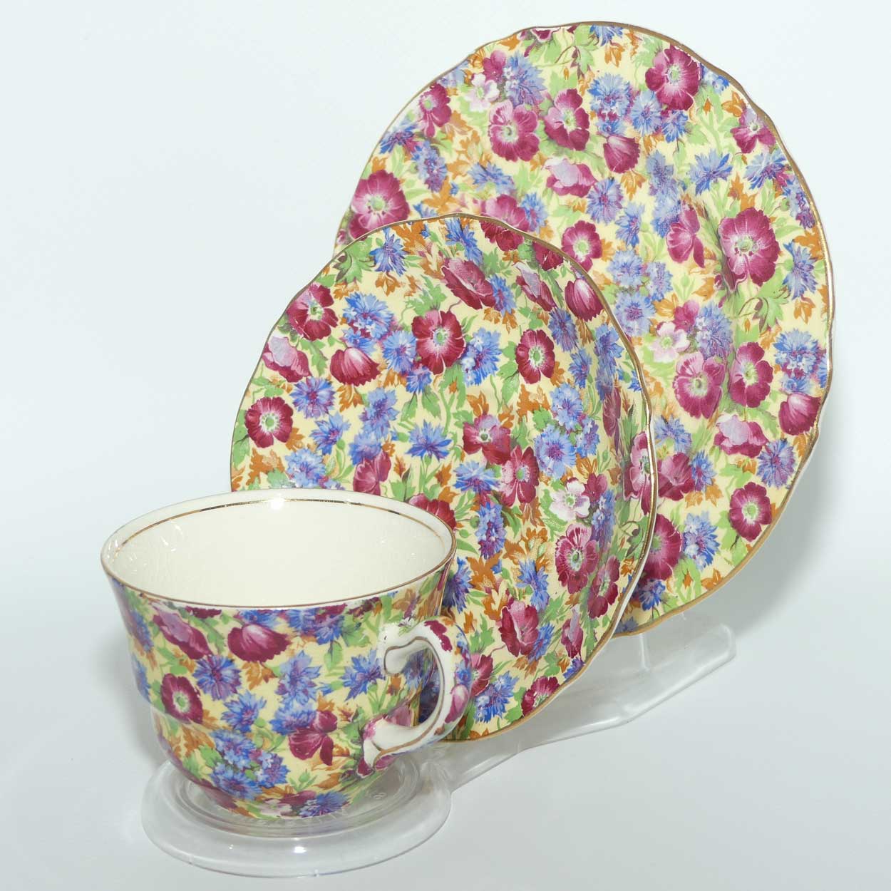 Royal Winton Royalty Chintz trio | Round plate