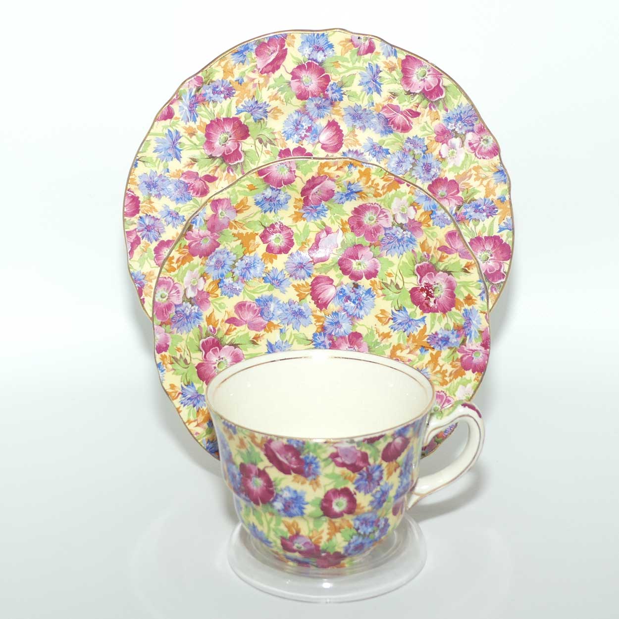 Royal Winton Vintage Chintz Royalty trio | Round plate