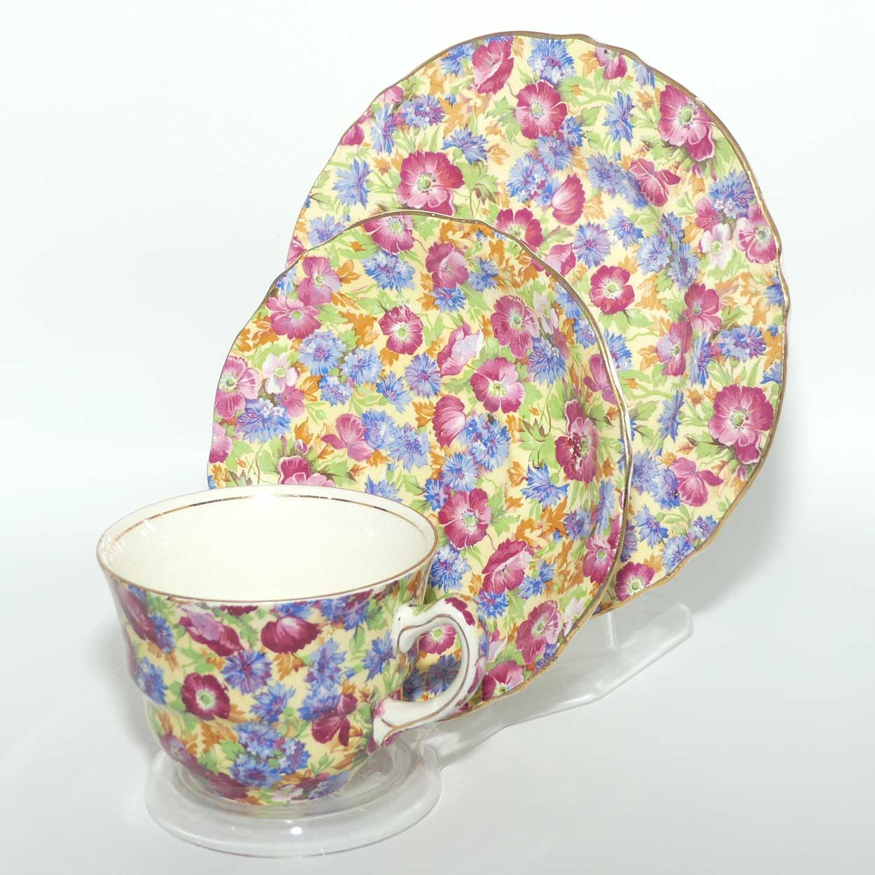 Royal Winton Vintage Chintz Royalty trio | Round plate