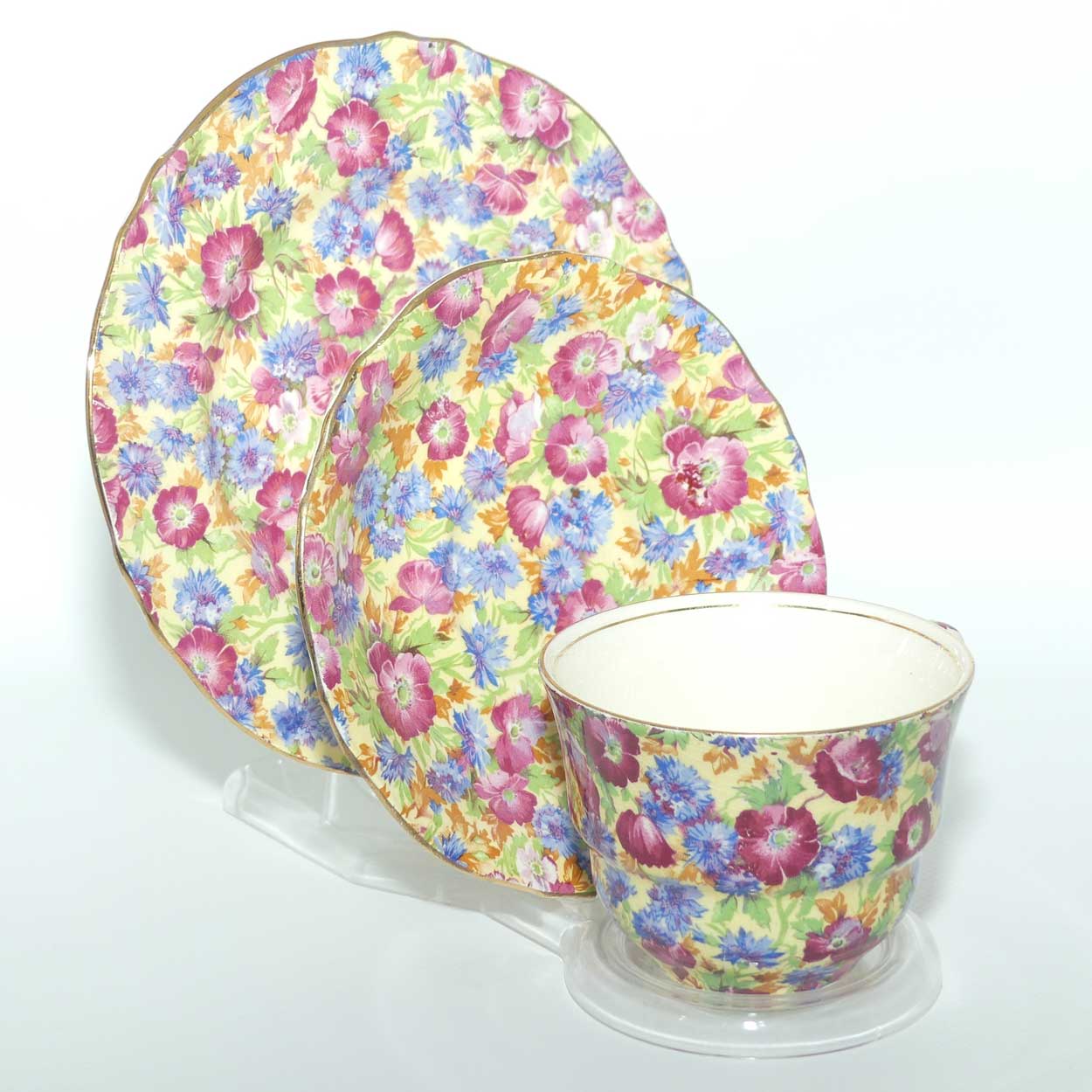 Royal Winton Vintage Chintz Royalty trio | Round plate