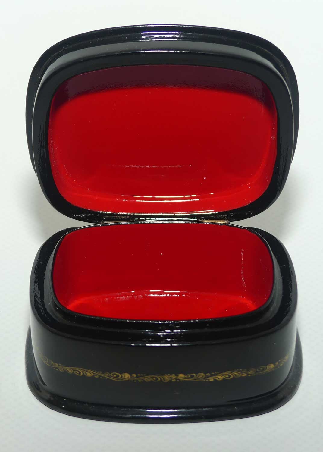 Enamel and Gilt Russian trinket box | Golden Cockerel