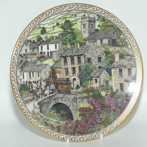 Royal Worcester Bone China plate | Villages series | MUKER | by Sue Scullard