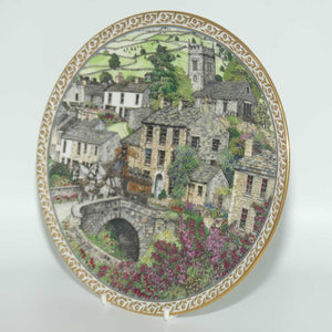 Royal Worcester Bone China plate | Villages series | MUKER | by Sue Scullard