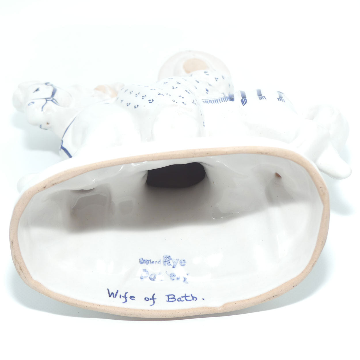 Rye Pottery England Wife of Bath figure | Chaucer Canterbury Tales