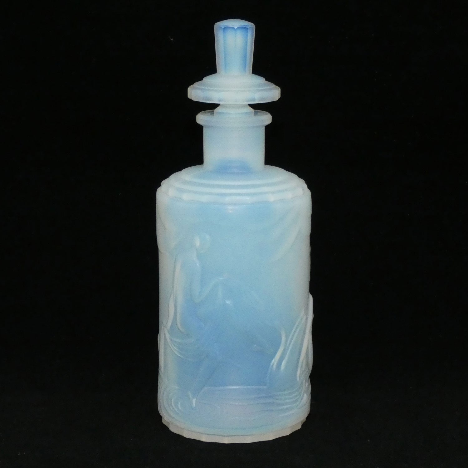 Sabino France Opalescent Glass Frivolite Perfume Bottle (#2)