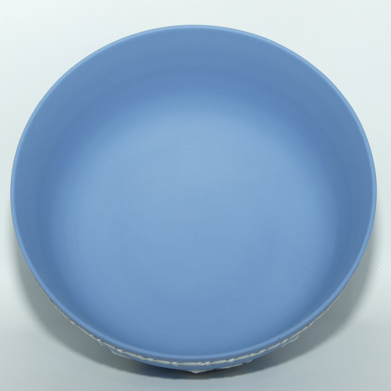 Wedgwood Jasper | White on Pale Blue bowl | Sacrifice Scene | 20cm diam