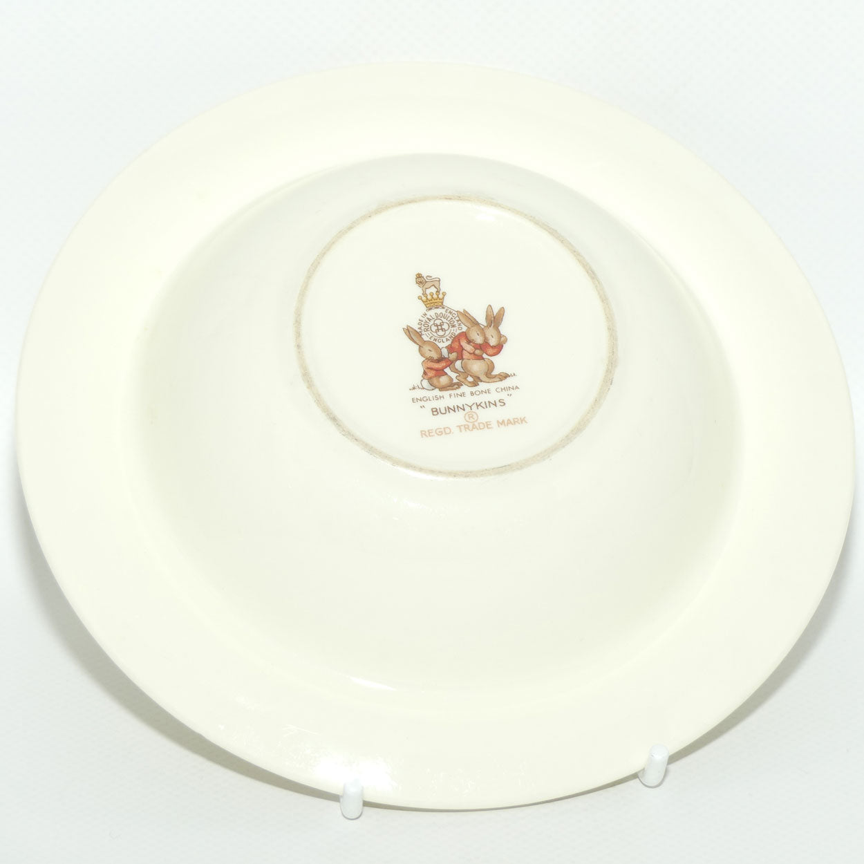 Royal Doulton Bunnykins Tableware Raft scene rimmed bowl