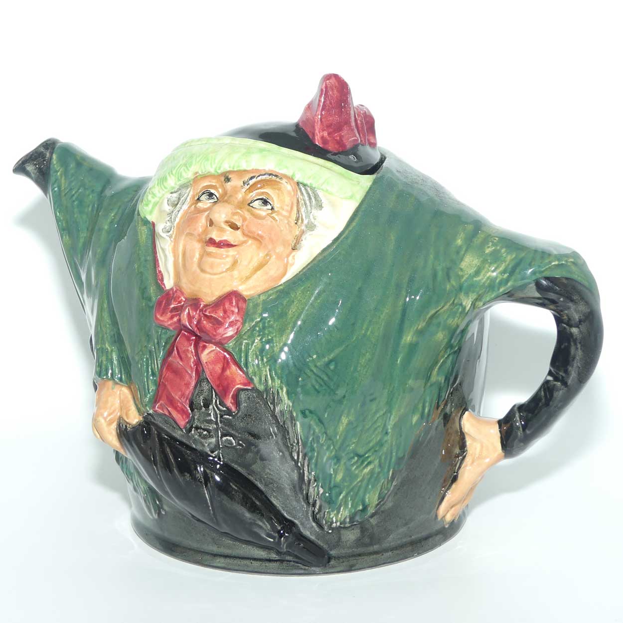 D6015 Royal Doulton Sairey Gamp | Sarah Gamp character tea pot | character jug derivative | #1