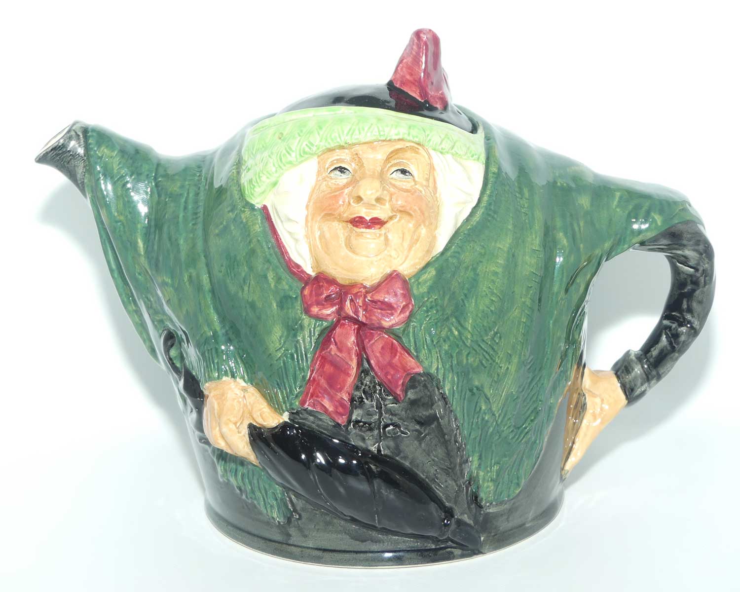 D6015 Royal Doulton Sairey Gamp | Sarah Gamp character tea pot | character jug derivative | #2