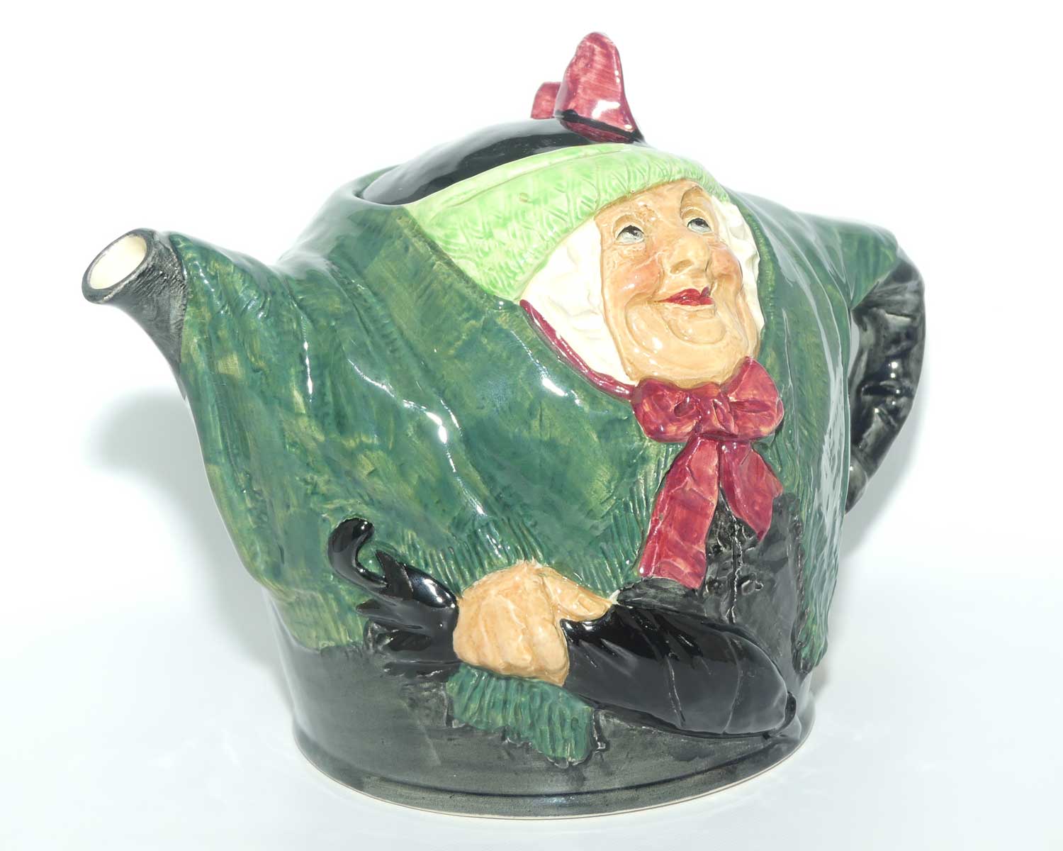D6015 Royal Doulton Sairey Gamp | Sarah Gamp character tea pot | character jug derivative | #2