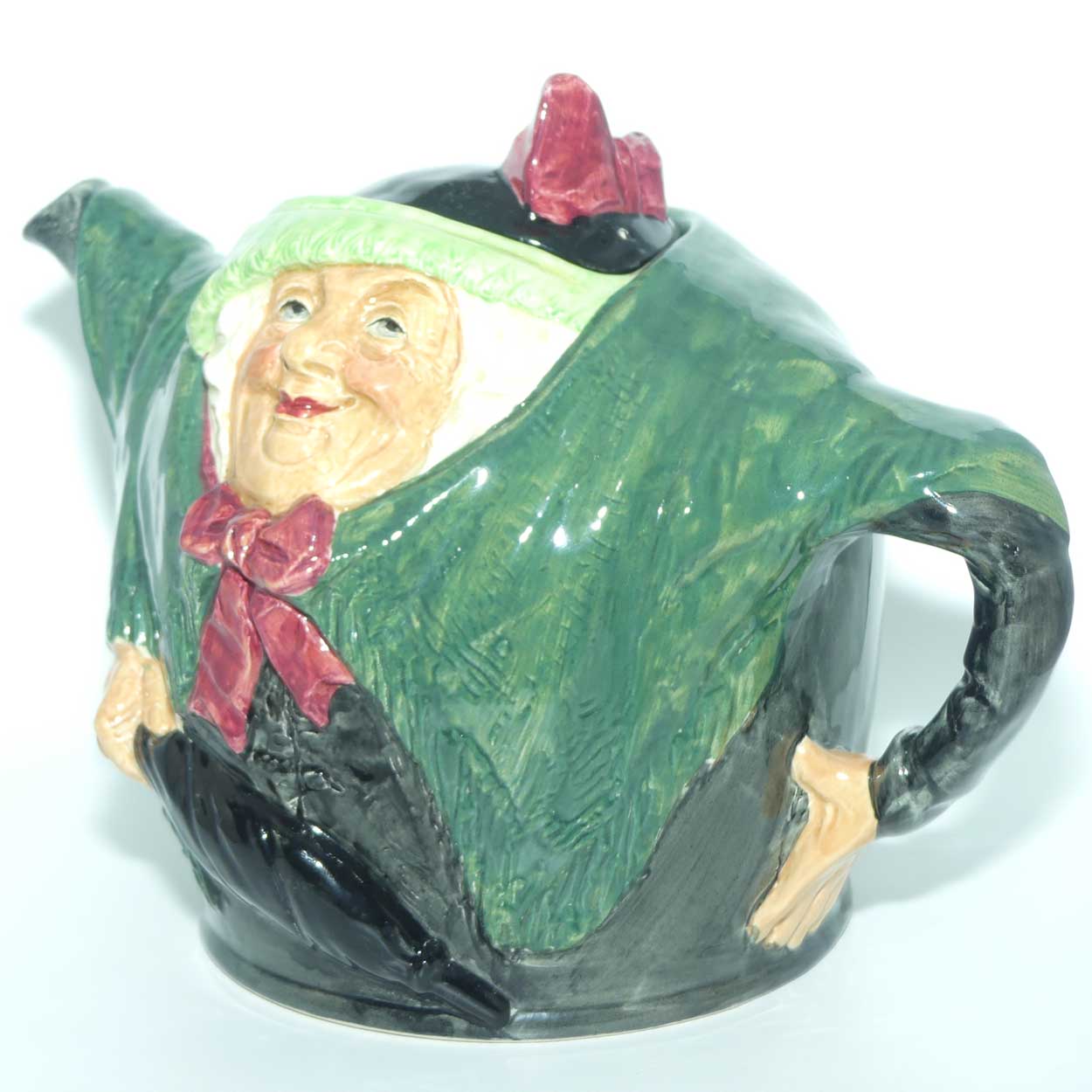 D6015 Royal Doulton Sairey Gamp | Sarah Gamp character tea pot | character jug derivative | #2