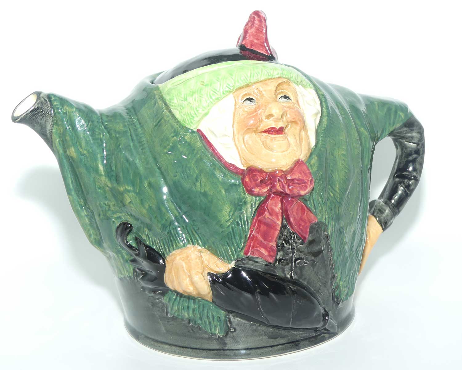 D6015 Royal Doulton Sairey Gamp | Sarah Gamp character tea pot | character jug derivative | #2
