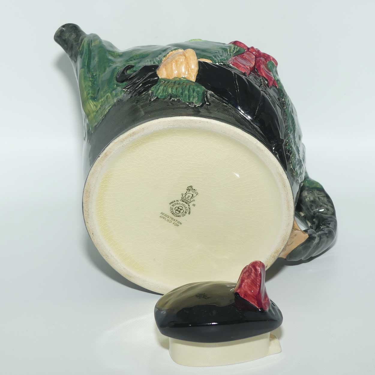 D6015 Royal Doulton Sairey Gamp | Sarah Gamp character tea pot | character jug derivative | #2