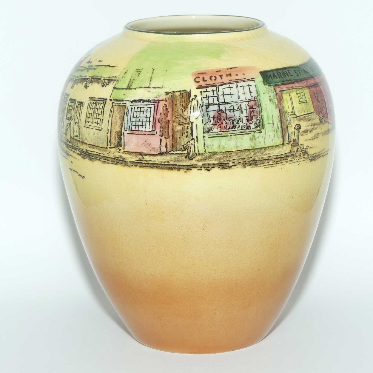 Royal Doulton Dickens Sairey Gamp ovoid vase D5175 | Shape 7072