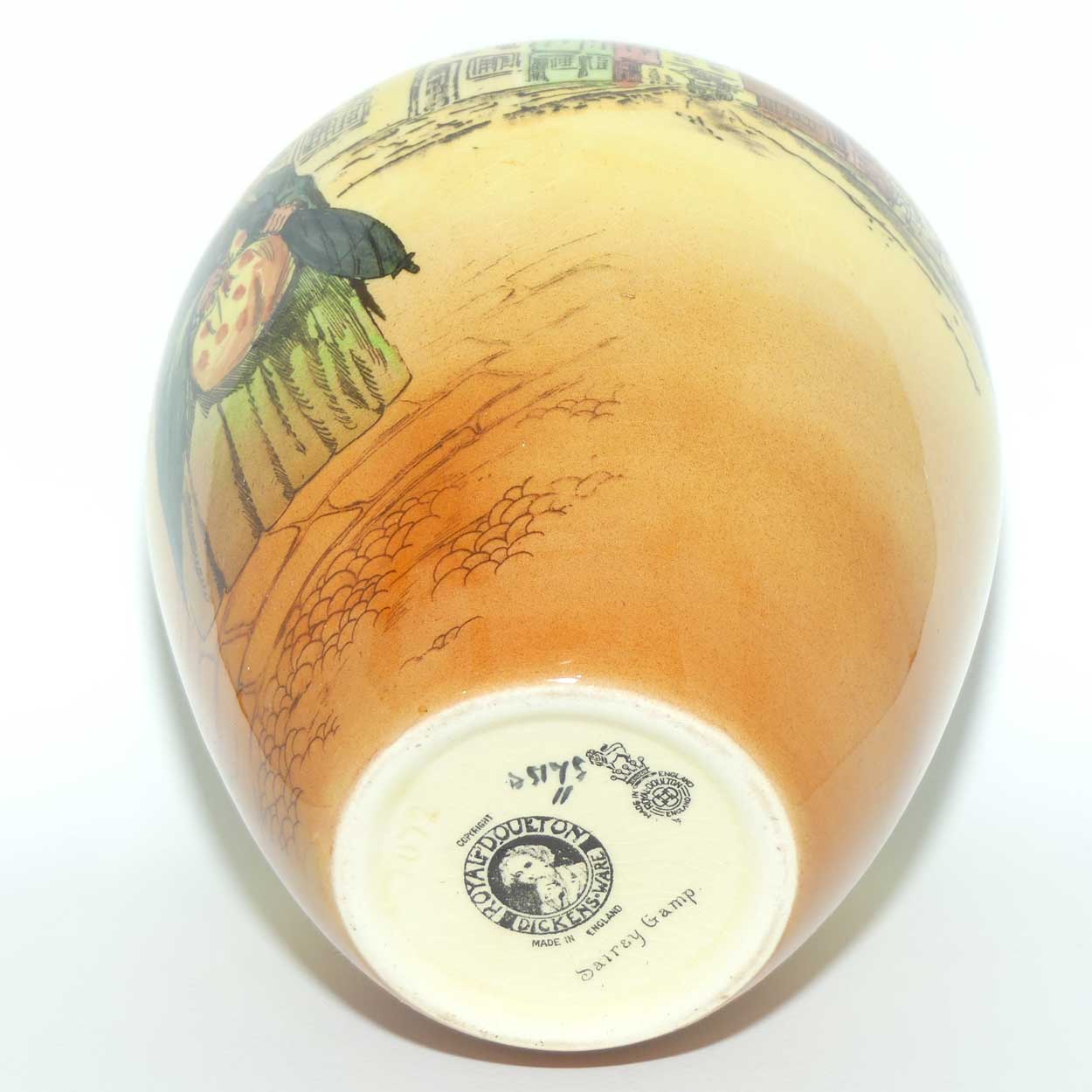 Royal Doulton Dickens Sairey Gamp ovoid vase D5175 | Shape 7072