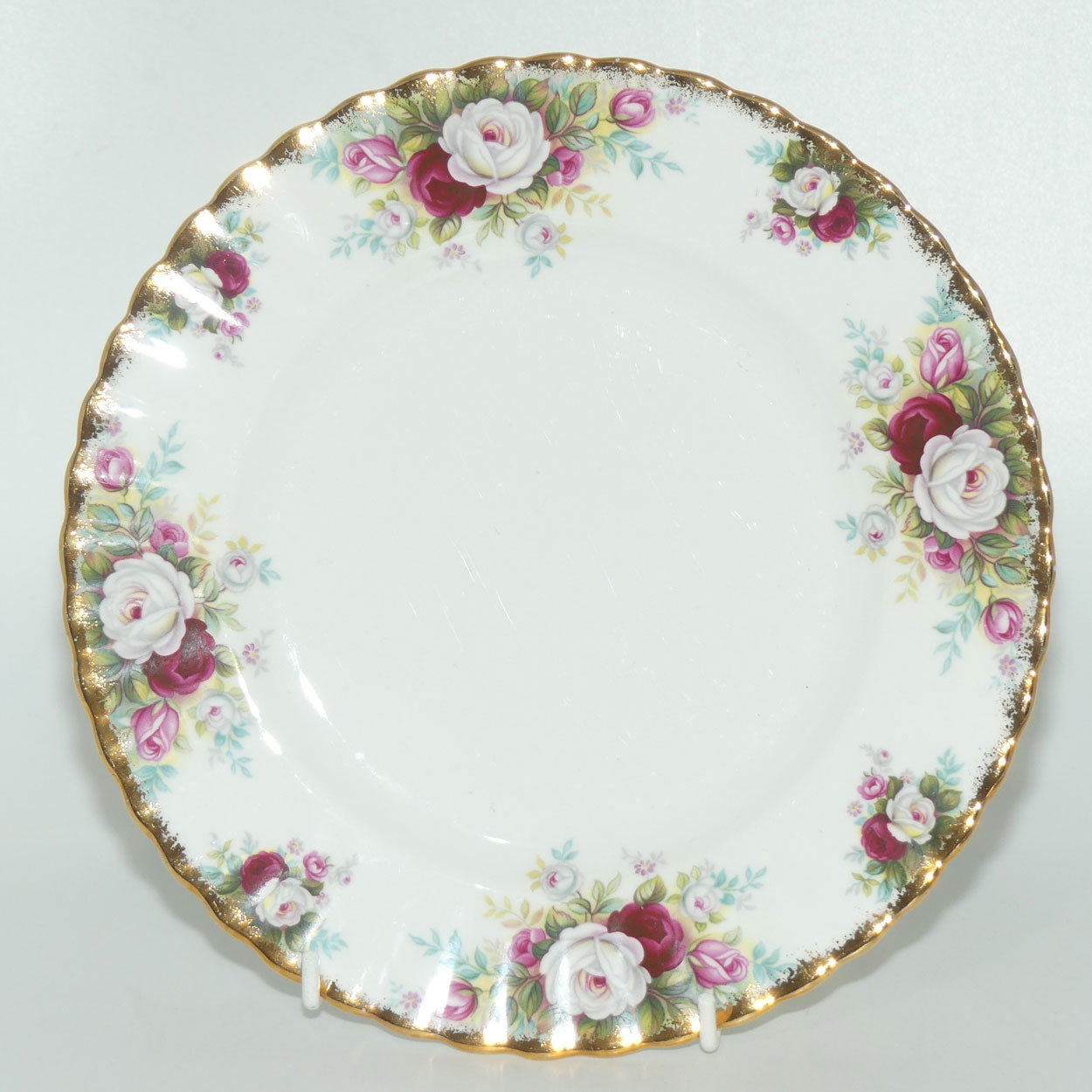 Royal Albert Bone China England Celebration salad plate | 20.5cm diam | UK Made