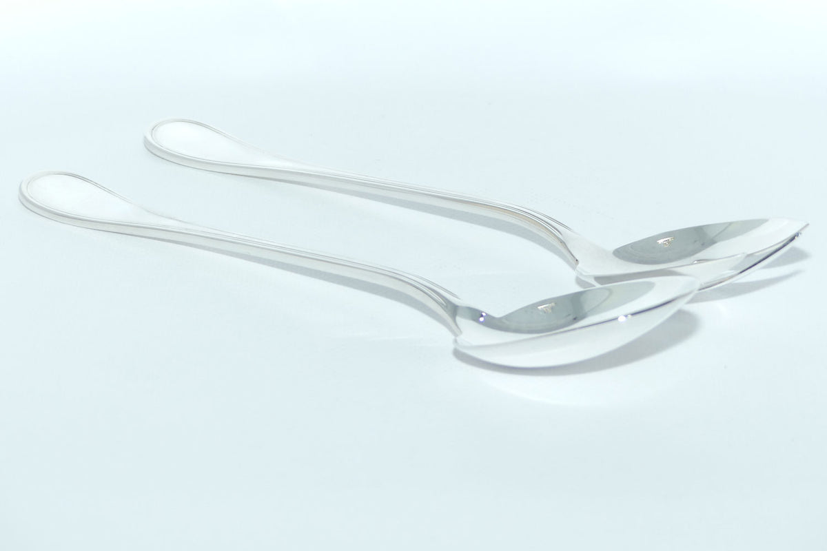 Christofle France | Albi design | Salad Server Pair | Spoon and Fork | 24cm long