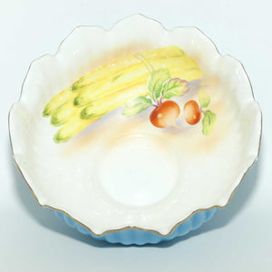 Noritake Colourful Salad Dish server set with Underplate | Asparagus Salad pattern