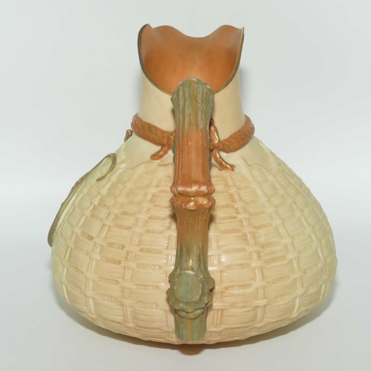 Royal Worcester Blush Ivory Salamander jug