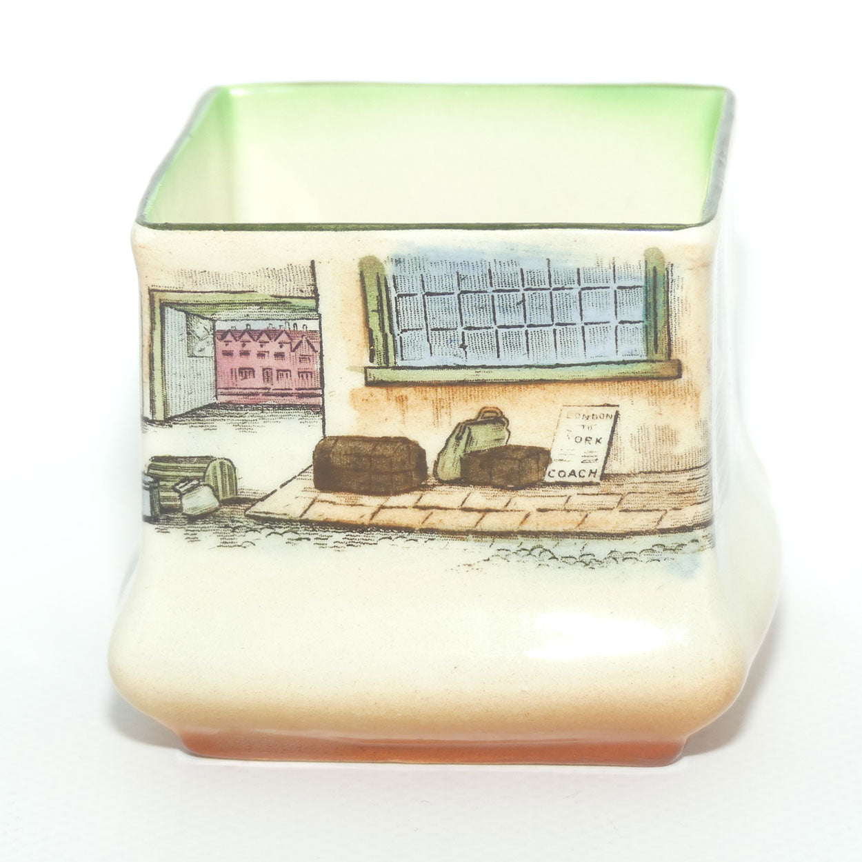 Royal Doulton Dickens Sam Weller small square vase D2973